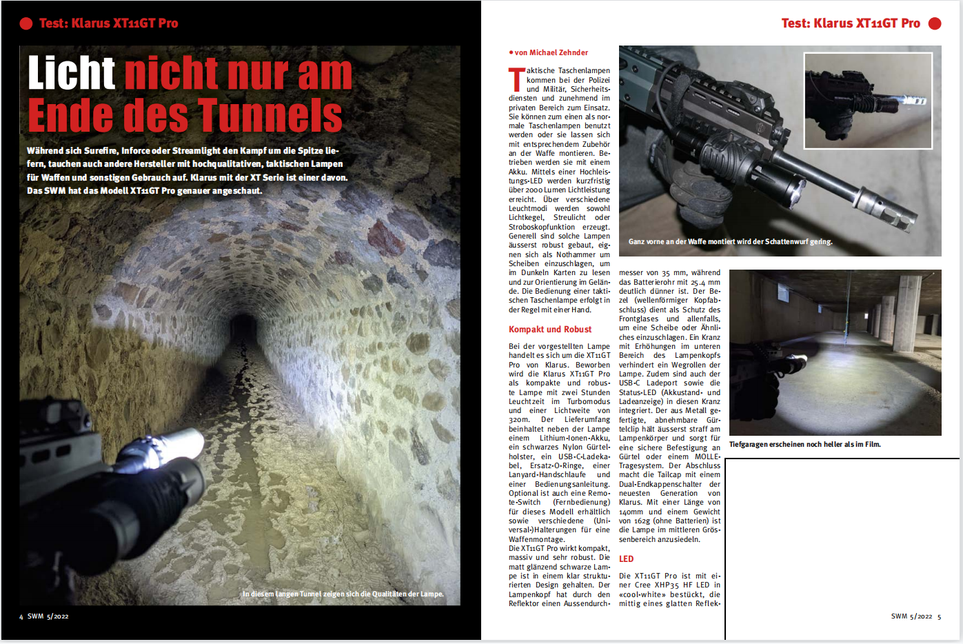 KLARUS XT11GT Pro / Schweizer Waffen-Magazin