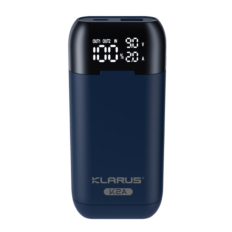 KLARUS K2A Inteligenta Dua-Bateria Ŝargilo
